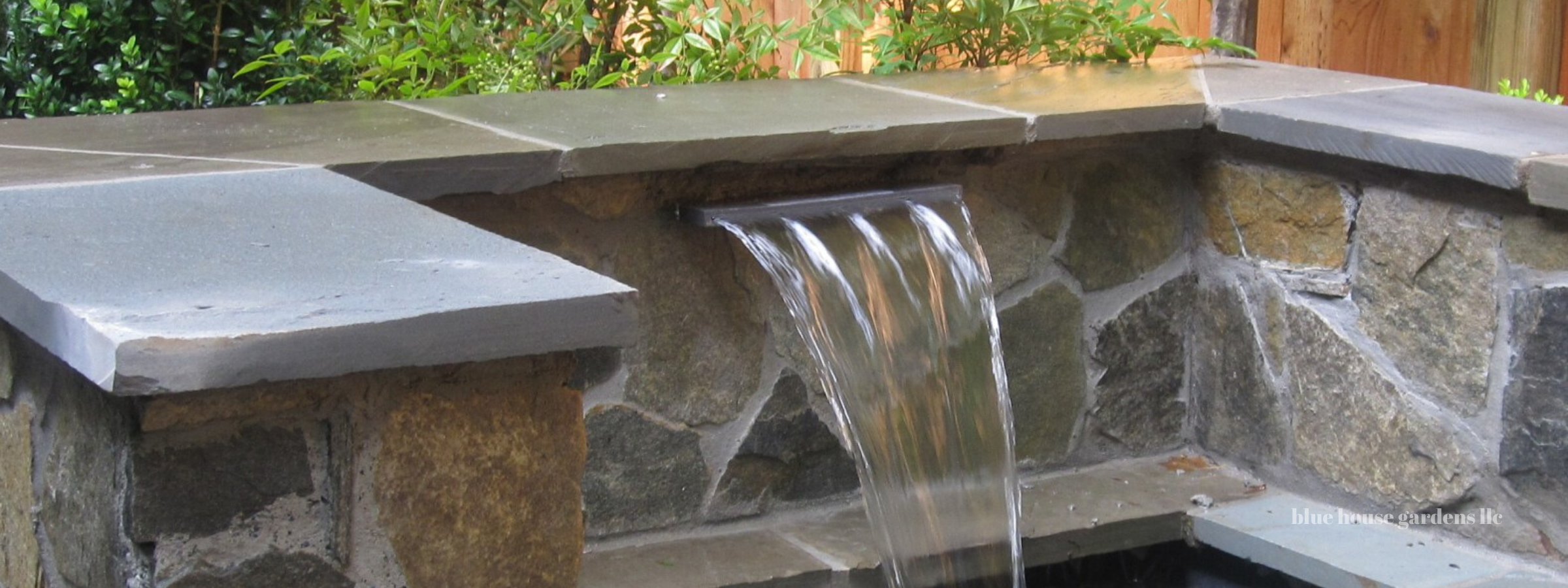 Stone Wall Fountain photo